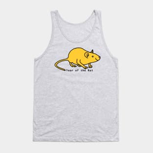Year of the Rat in Yellow Tank Top